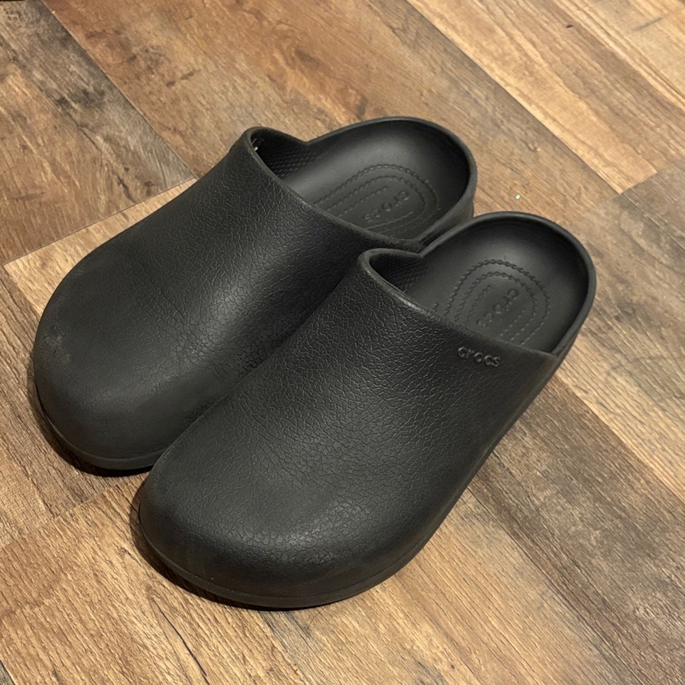 CROCS Mules Classic Black Slip-On Clogs